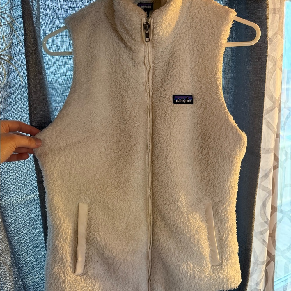 Patagonia Cream Fleece Vest